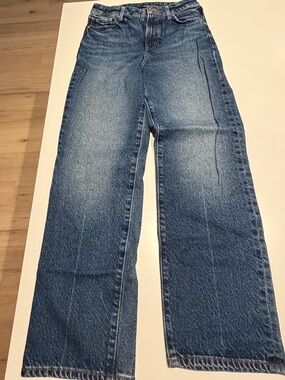Express High-Rise Straight Ankle Jeans